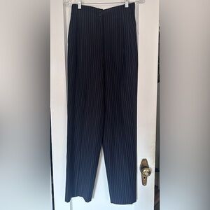 90s Escada Navy pinstripe pants
